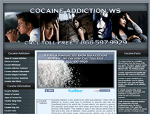 Tablet Screenshot of cocaineaddiction.ws